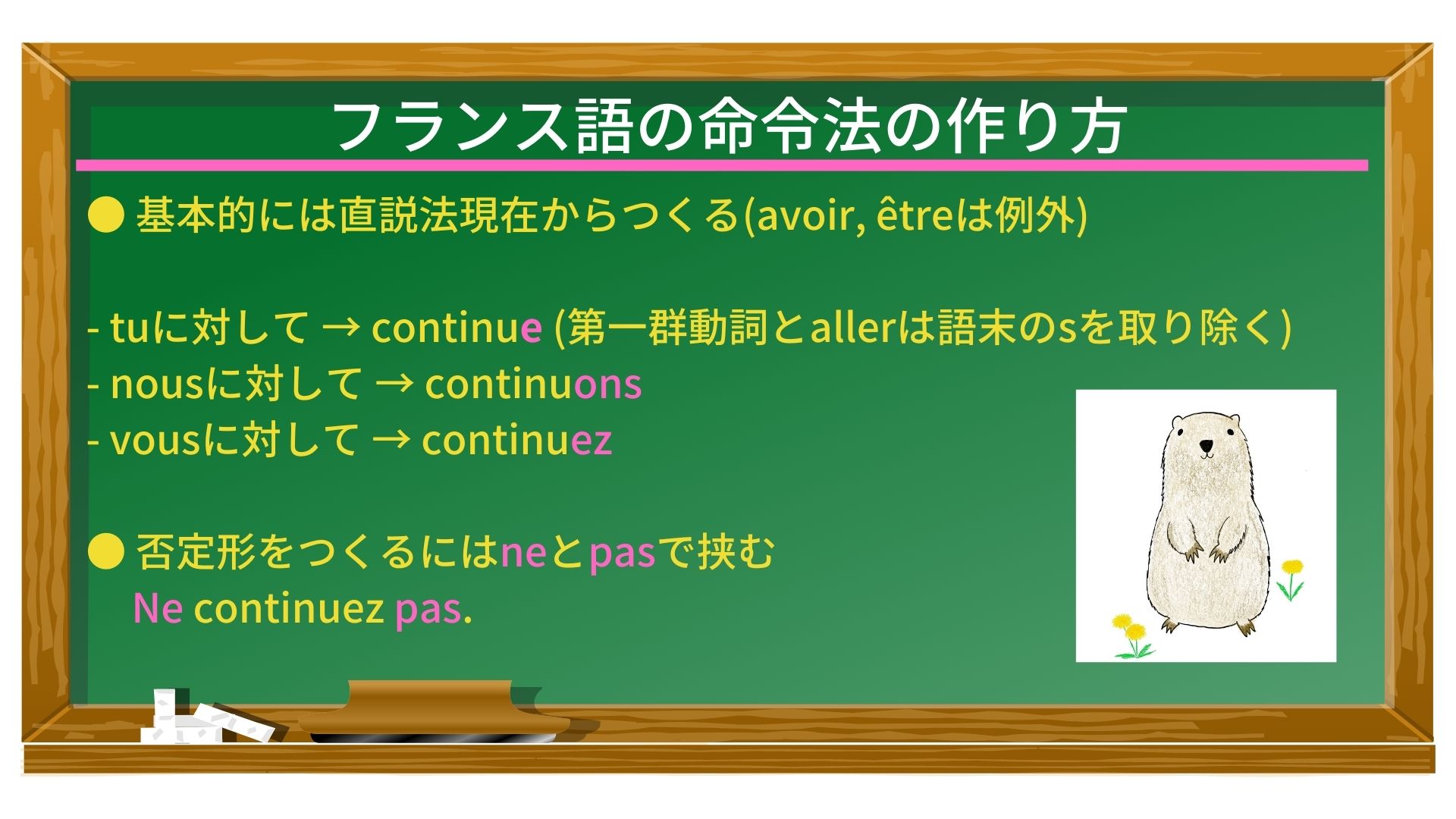 フランス語の命令法 Source of Curiosity